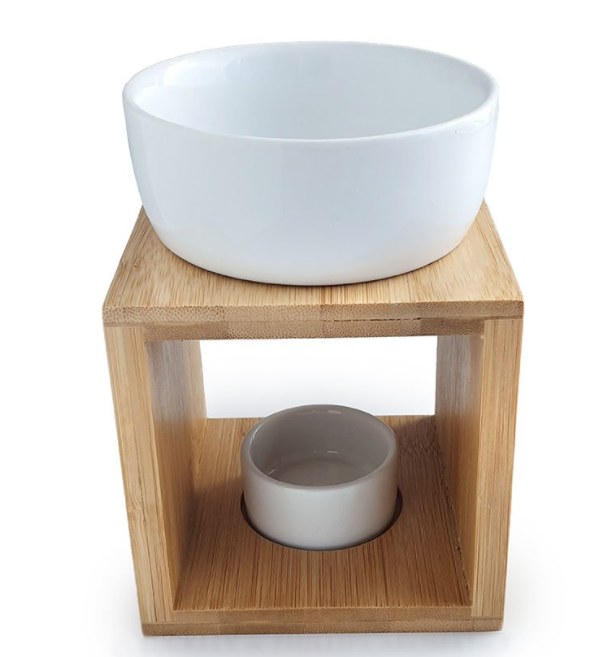 Ceramic & Bamboo Oil Burner