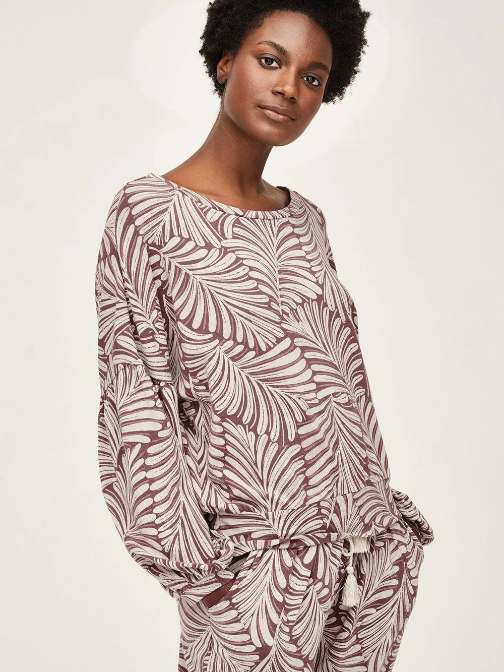 Ivy Palms Relaxed Top