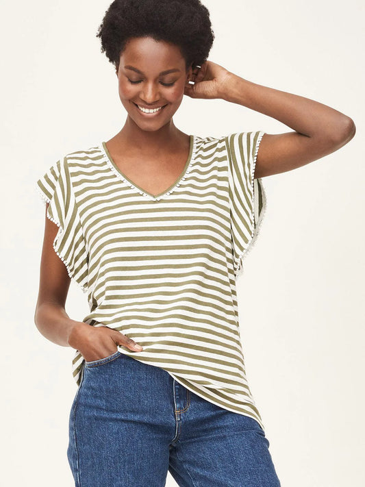 Jesse Hemp Pom Pom Tee
