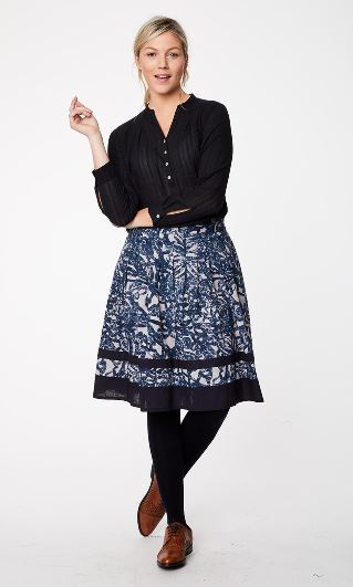 Print Hemp Skirt